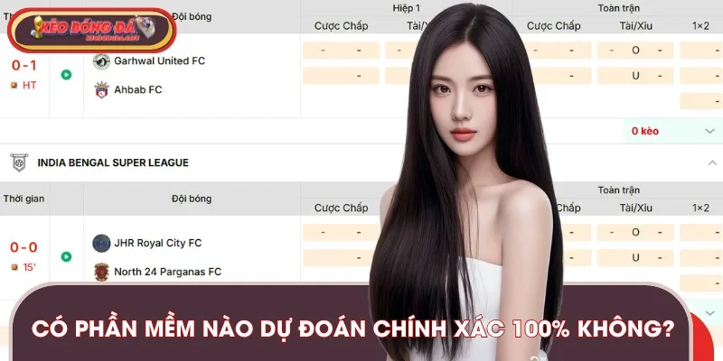 Sự thật về các phần mềm dự đoán kết quả kèo bóng đá hiện nay